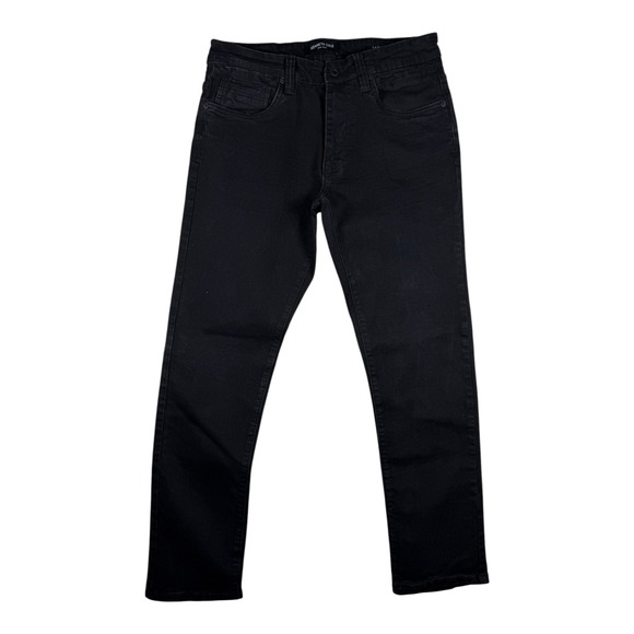 Kenneth Cole New York Other - Kenneth Cole New York Mens Slim Fit Black Jeans 32x30 Solid Denim Pants